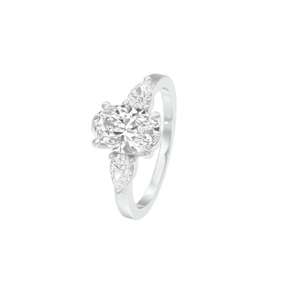 DLR001473 18 KT / White Gold / 22
