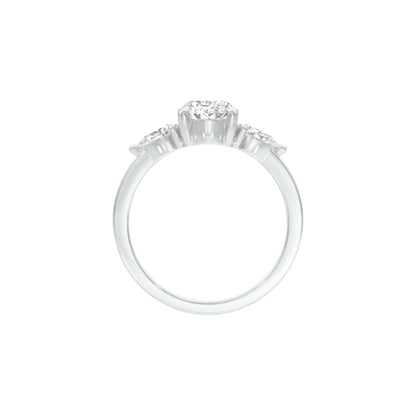 DLR001473 18 KT / White Gold / 22