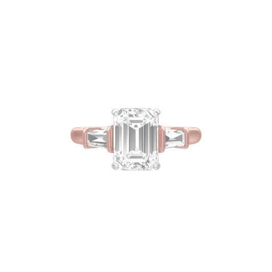 Love Awakened Diamond Engagement Ring 18 KT / Rose Gold / 18