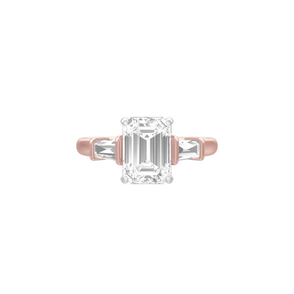 Love Awakened Diamond Engagement Ring 18 KT / Rose Gold / 18