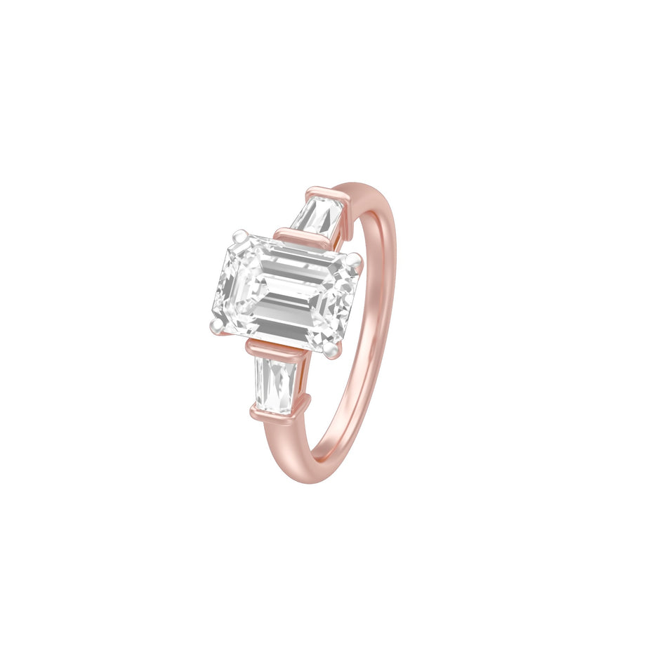 Love Awakened Diamond Engagement Ring 18 KT / Rose Gold / 18