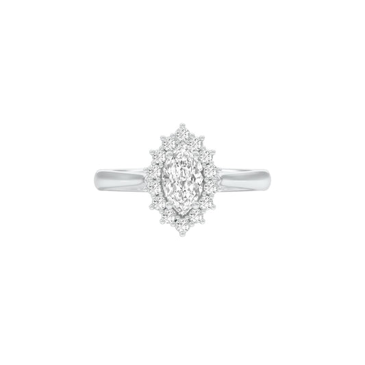 DLR001478 18 KT / White Gold / 22