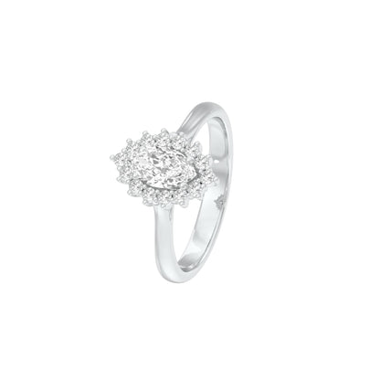 DLR001478 18 KT / White Gold / 22