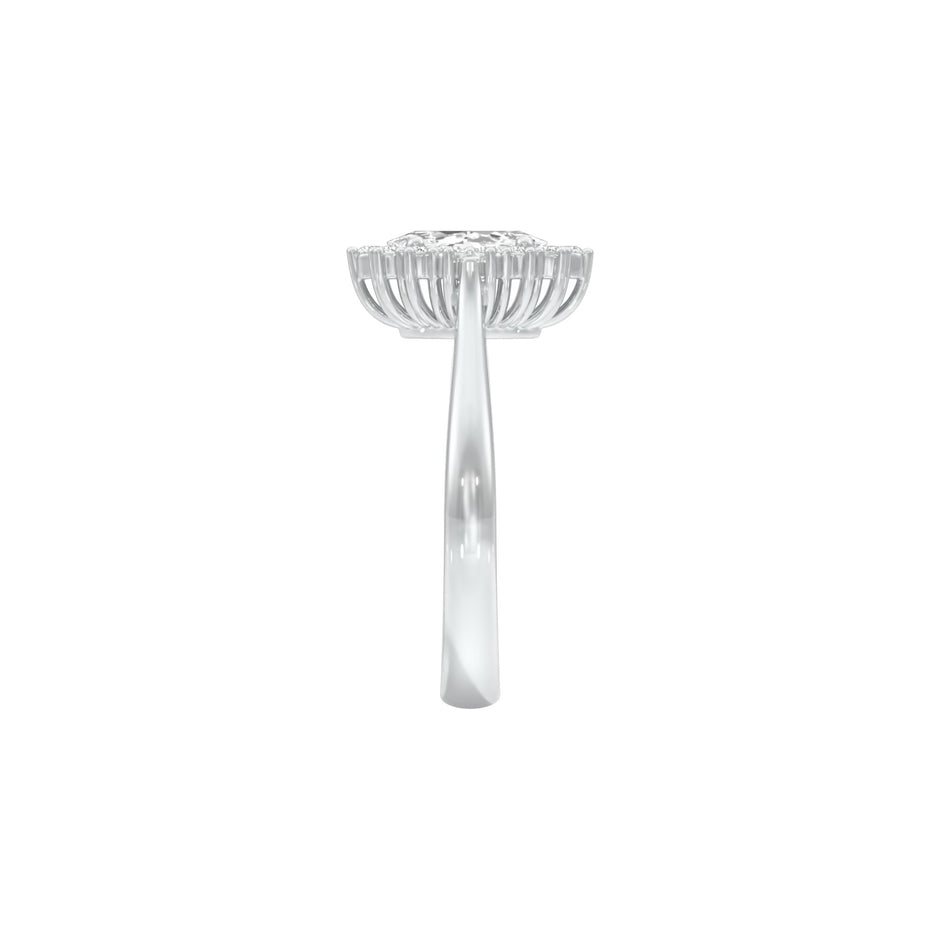 DLR001478 18 KT / White Gold / 22