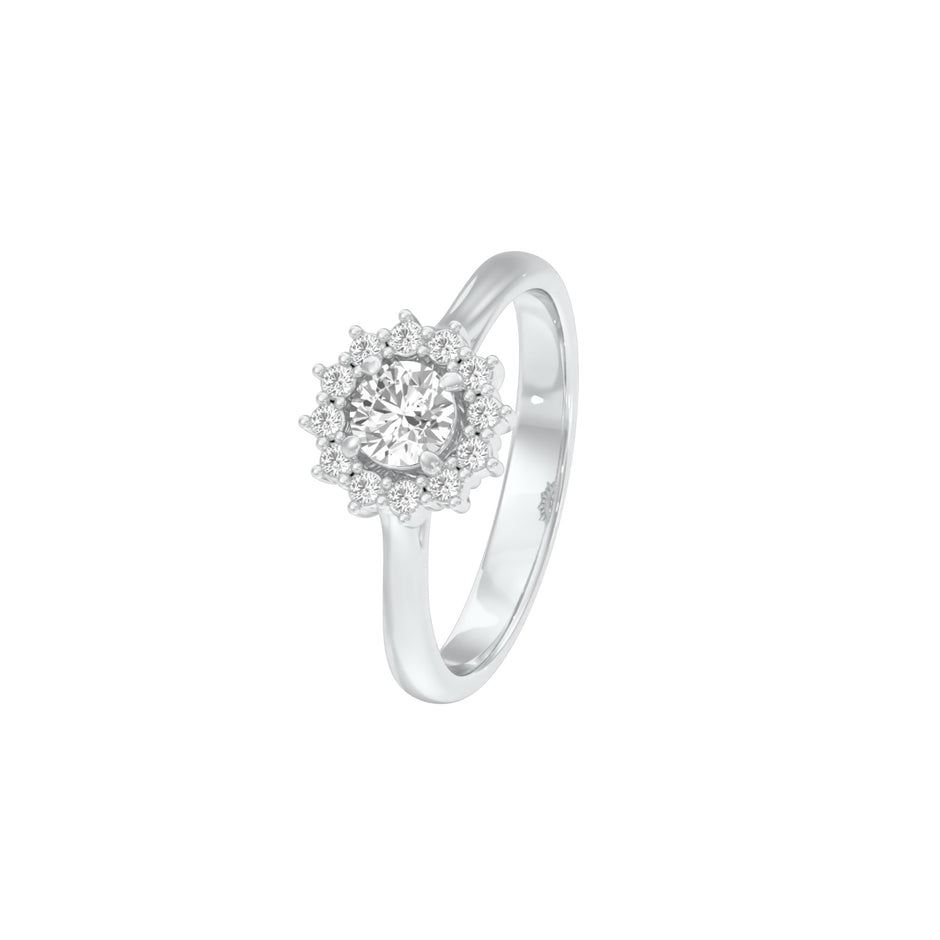 DLR001479 18 KT / White Gold / 22