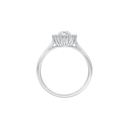 DLR001479 18 KT / White Gold / 22