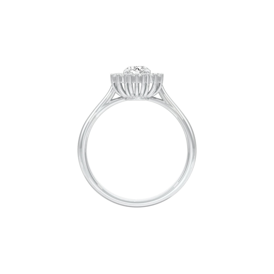 DLR001479 18 KT / White Gold / 22