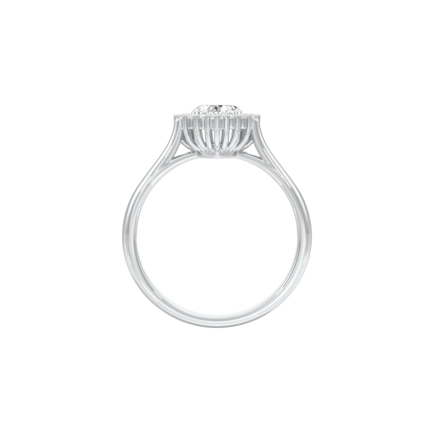 DLR001480 18 KT / White Gold / 22