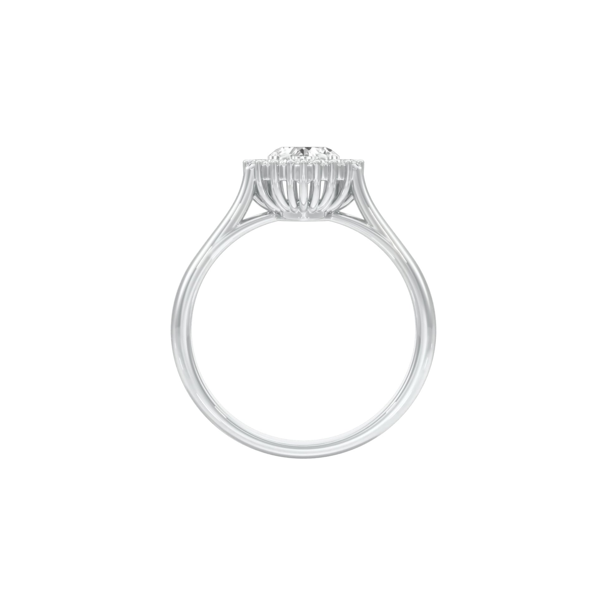 DLR001480 18 KT / White Gold / 22