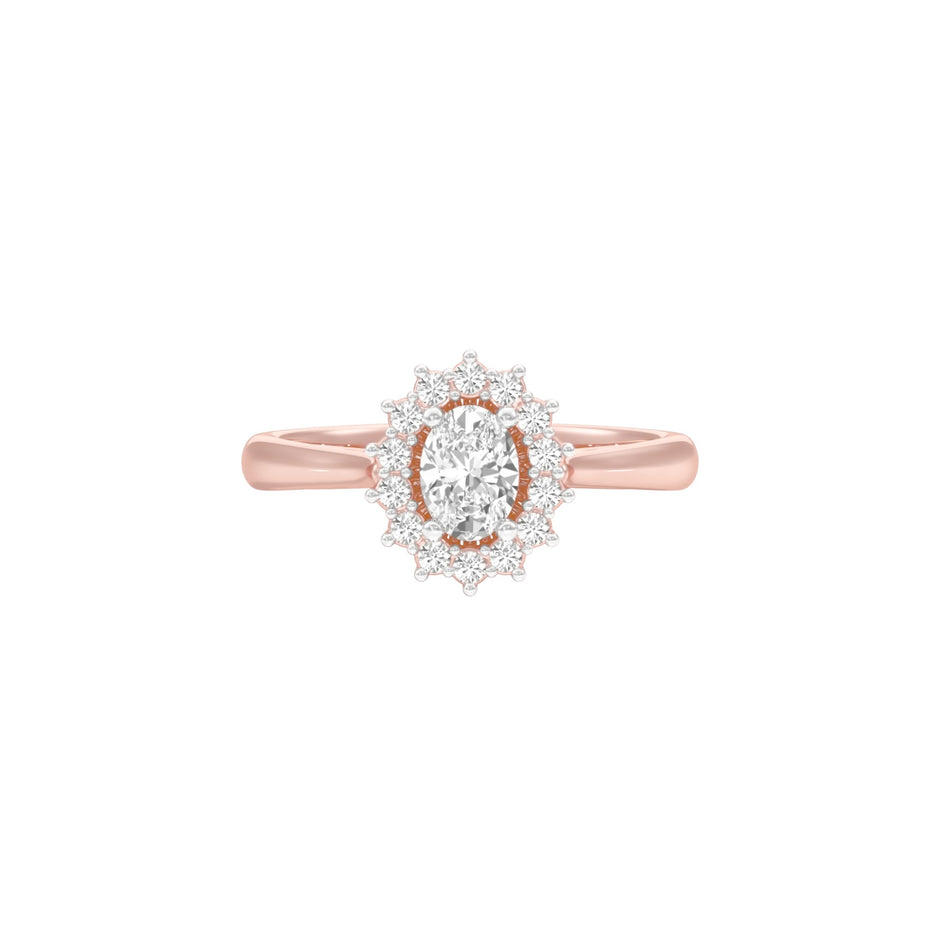 DLR001481 18 KT / Rose Gold / 22