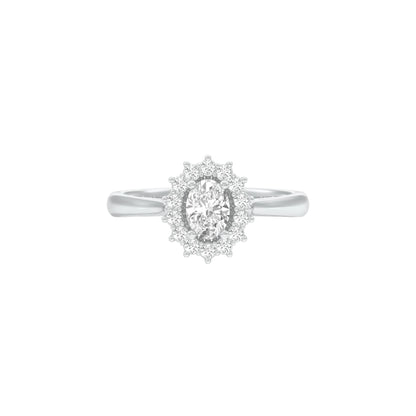 DLR001481 18 KT / White Gold / 22