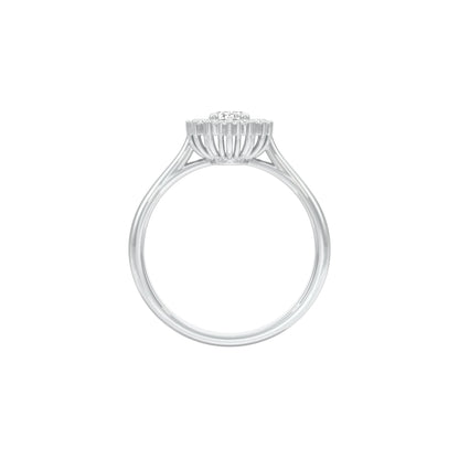 DLR001481 18 KT / White Gold / 22