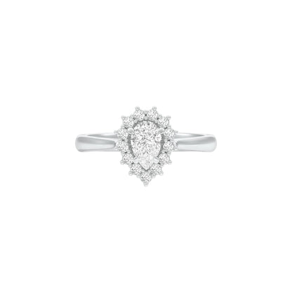 DLR001482 18 KT / White Gold / 22