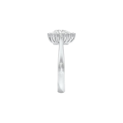 DLR001482 18 KT / White Gold / 22