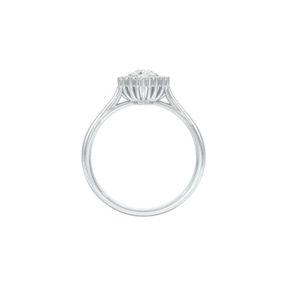 DLR001482 18 KT / White Gold / 22