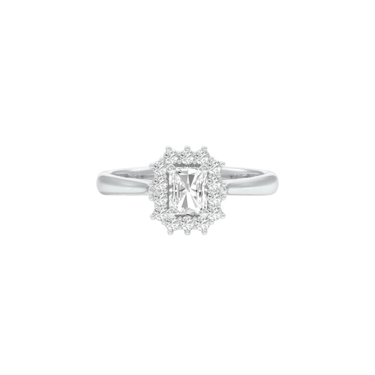 DLR001483 18 KT / White Gold / 22