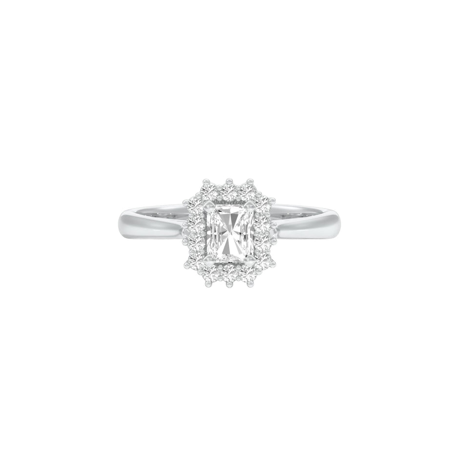 DLR001483 18 KT / White Gold / 22