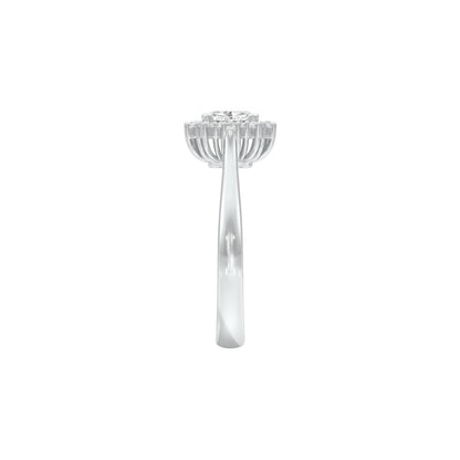 DLR001483 18 KT / White Gold / 22