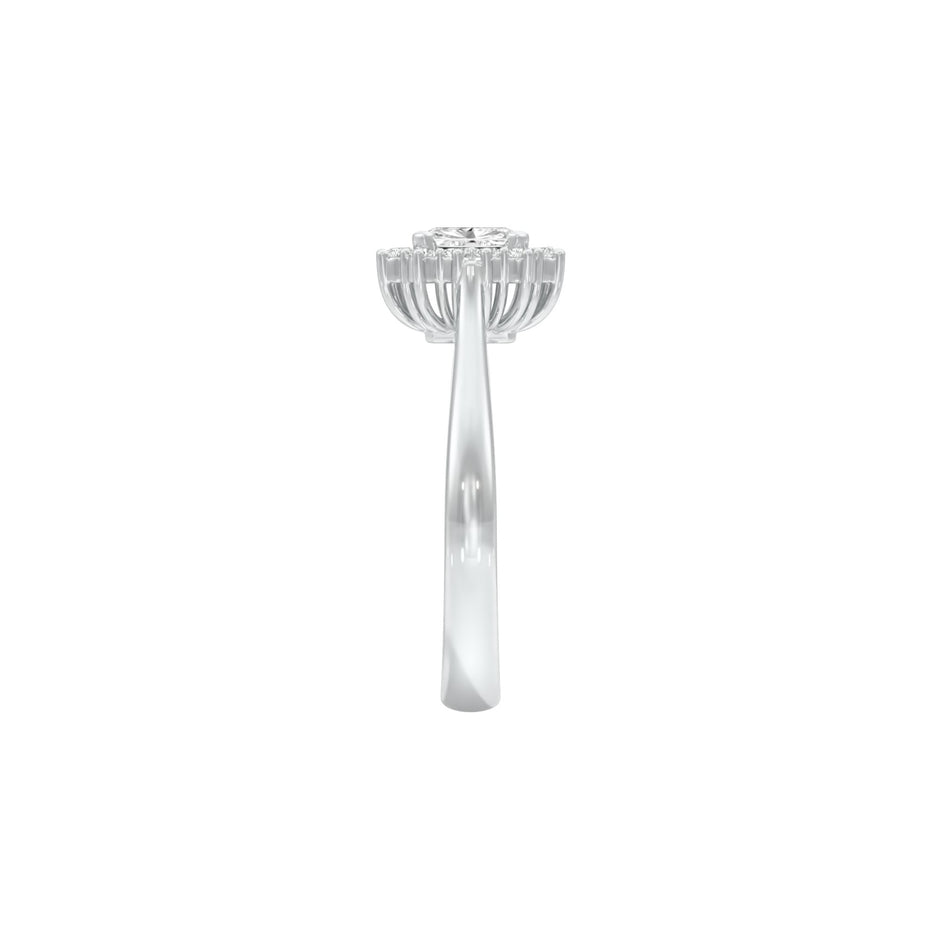 DLR001483 18 KT / White Gold / 22