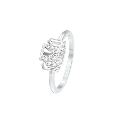 DLR001485 18 KT / White Gold / 22