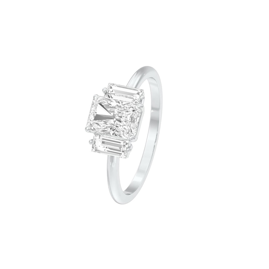 DLR001485 18 KT / White Gold / 22