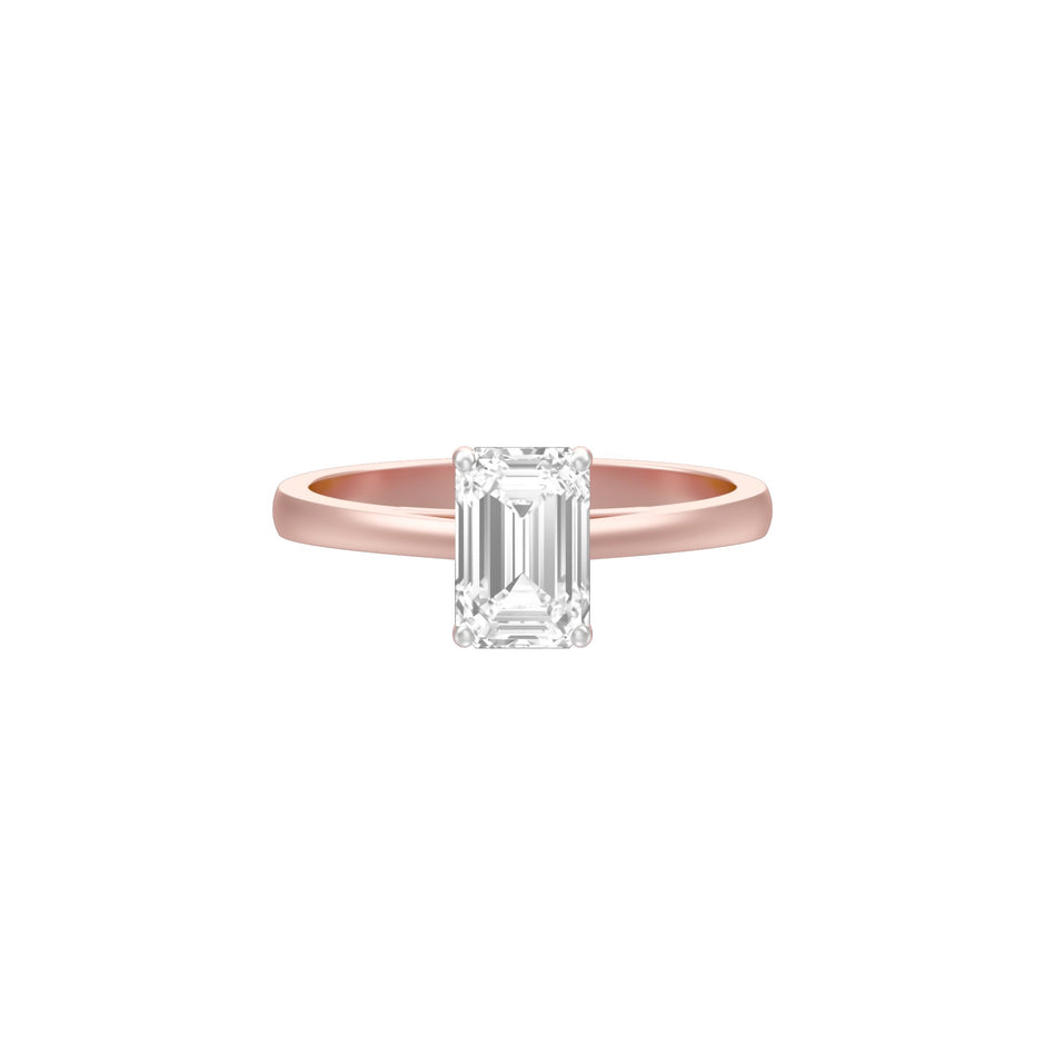 Square of Us Diamond Engagement Ring 18 KT / Rose Gold / 18