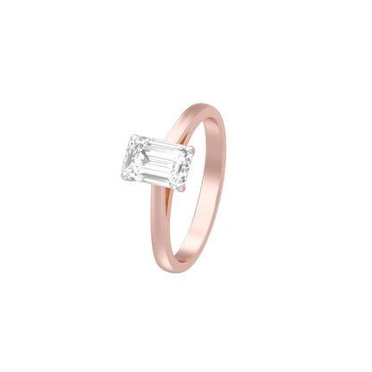 Square of Us Diamond Engagement Ring 18 KT / Rose Gold / 18