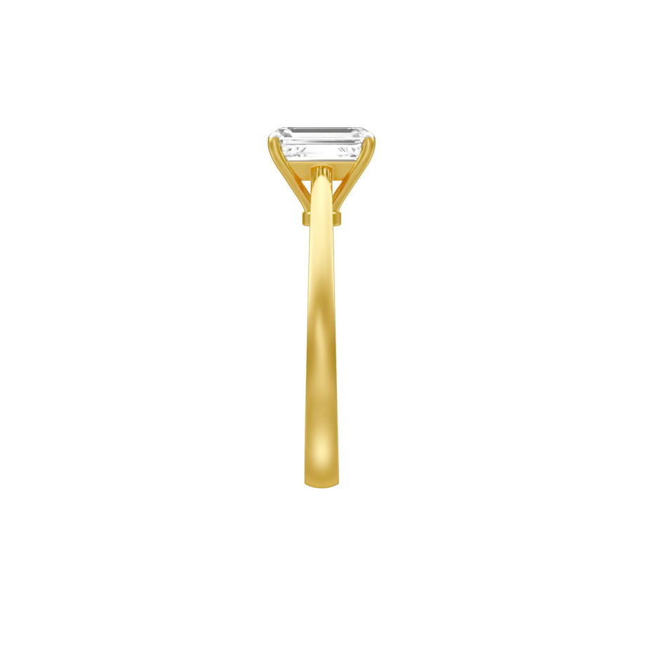 Square of Us Diamond Engagement Ring 18 KT / Yellow Gold / 18