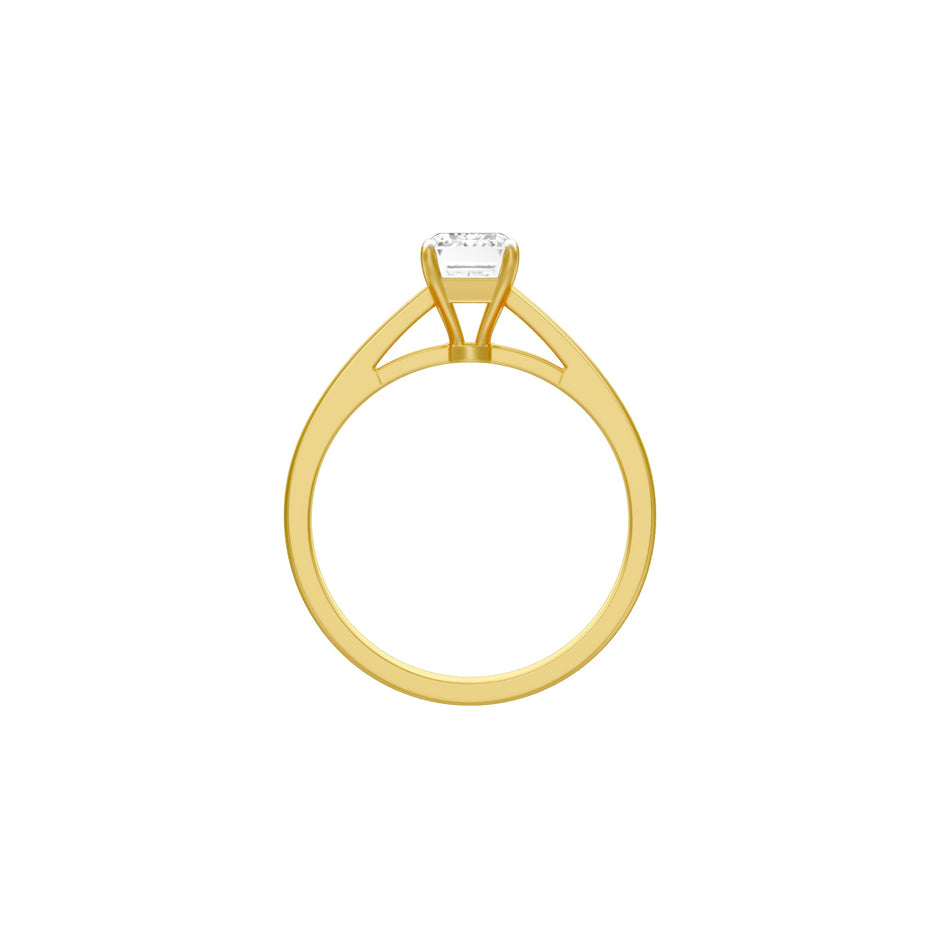 Square of Us Diamond Engagement Ring 18 KT / Yellow Gold / 18