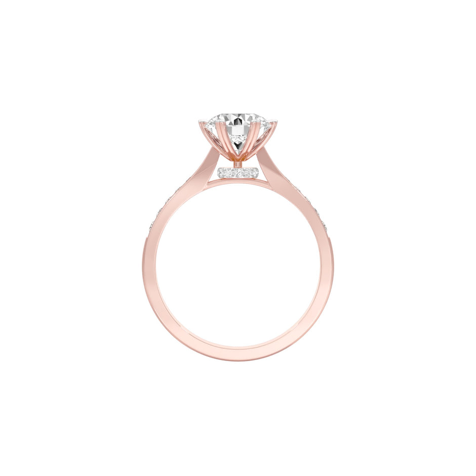 DLR001487 18 KT / Rose Gold / 22