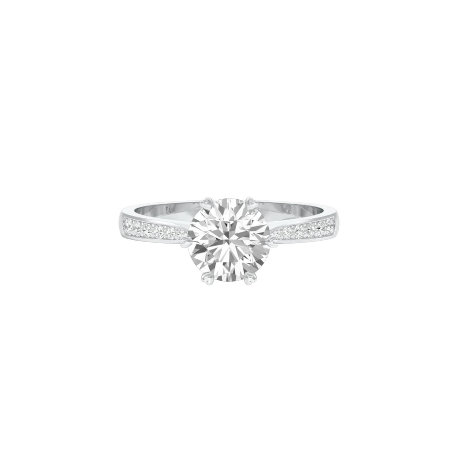 DLR001487 18 KT / White Gold / 22