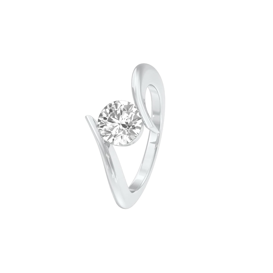 DLR001488 18 KT / White Gold / 22