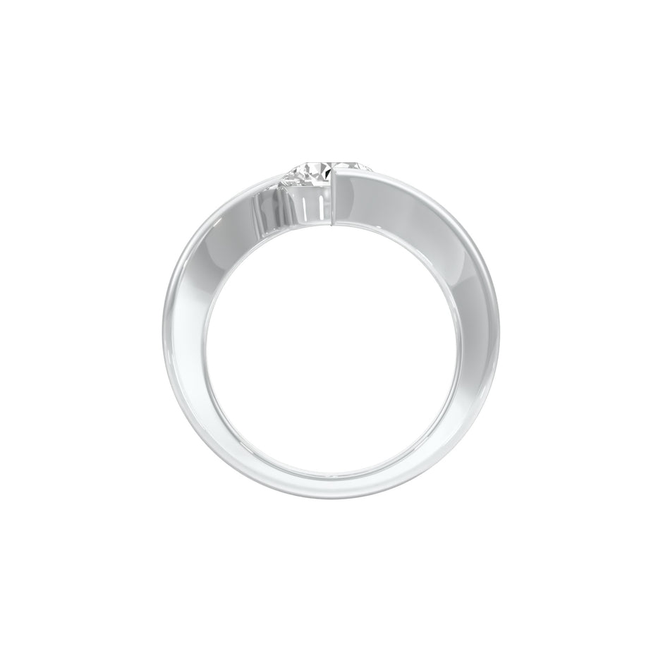 DLR001488 18 KT / White Gold / 22