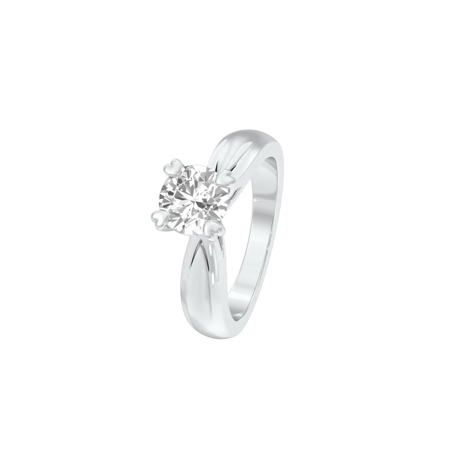 DLR001489 18 KT / White Gold / 22