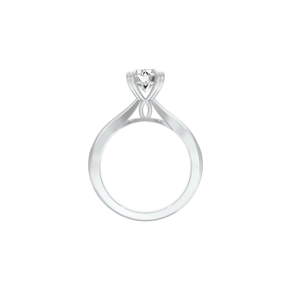 DLR001489 18 KT / White Gold / 22