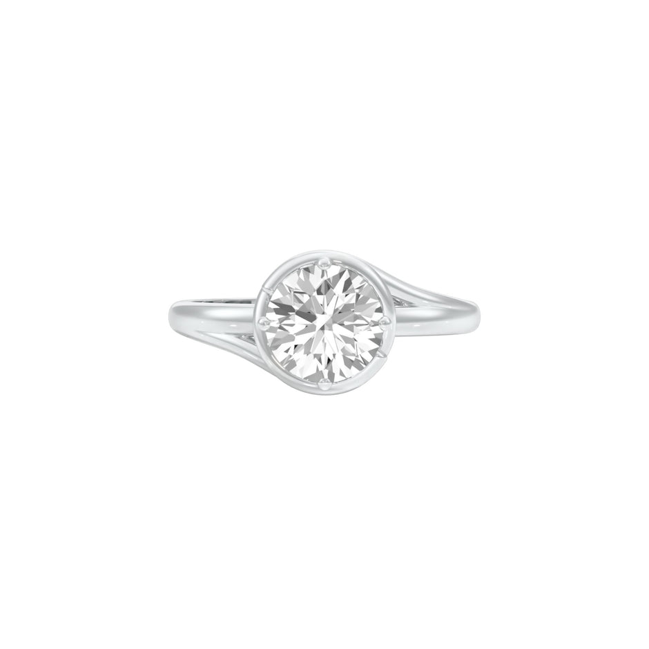 DLR001490 18 KT / White Gold / 22
