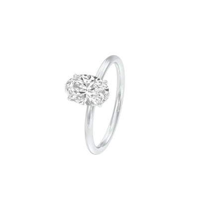 DLR001492 18 KT / White Gold / 22