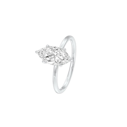 DLR001494 18 KT / White Gold / 22