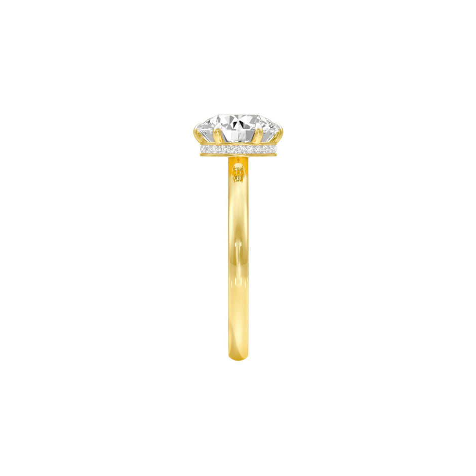 DLR001498 18 KT / Yellow Gold / 22