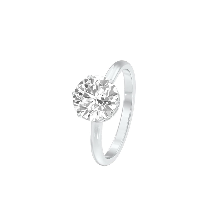 DLR001499 18 KT / White Gold / 22