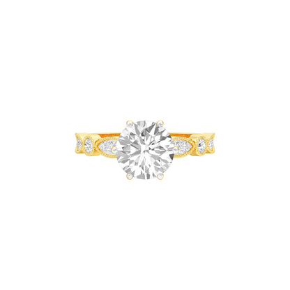 One Soft Yes Diamond Engagement Ring