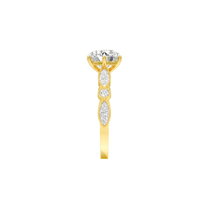 One Soft Yes Diamond Engagement Ring