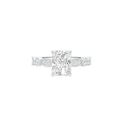 DLR001502 18 KT / White Gold / 22