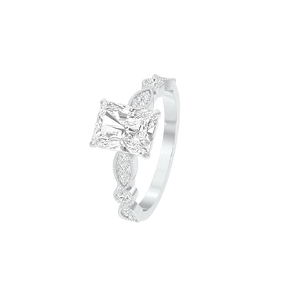 DLR001502 18 KT / White Gold / 22
