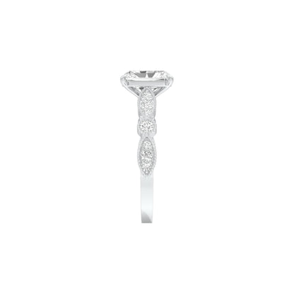 DLR001502 18 KT / White Gold / 22