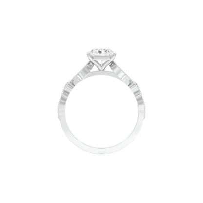 DLR001502 18 KT / White Gold / 22