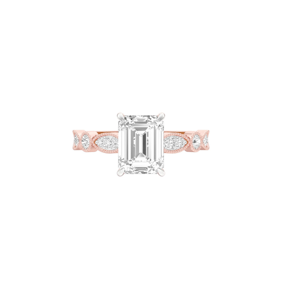 DLR001503 18 KT / Rose Gold / 22