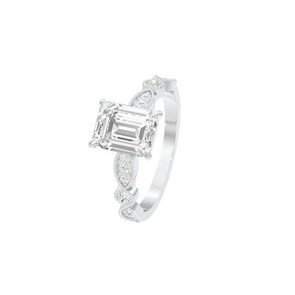 DLR001503 18 KT / White Gold / 22