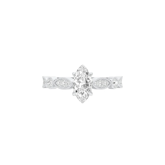 DLR001504 18 KT / White Gold / 22