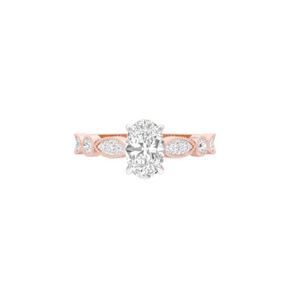DLR001505 18 KT / Rose Gold / 22